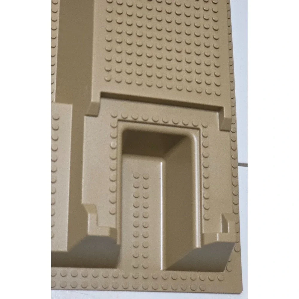 LEGO Dark Tan Raised Baseplate 32x48x6 (dots) with Level Front 7327 7627